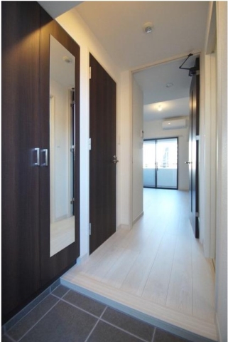 開放感のある玄関ですね