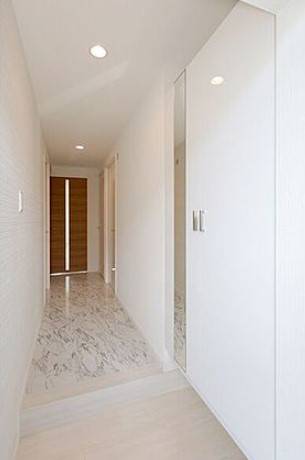 開放感のある玄関ですね