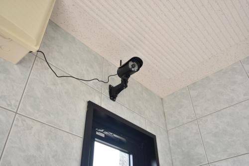 防犯カメラ完備。