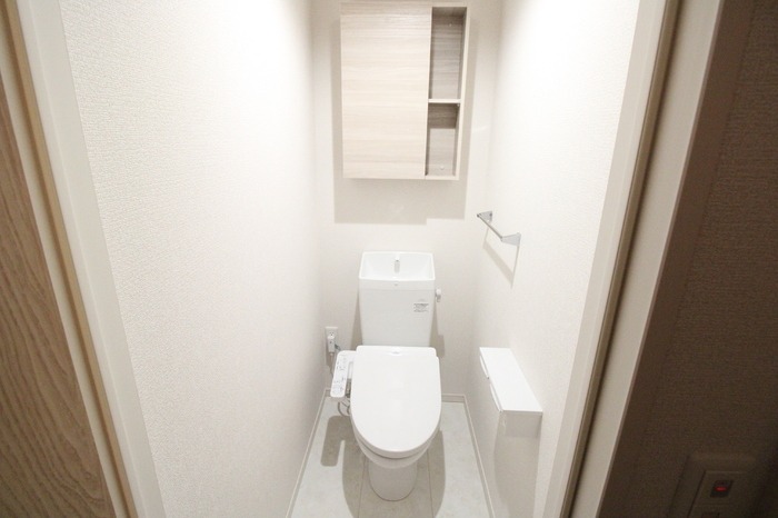 清潔感のあるトイレです
