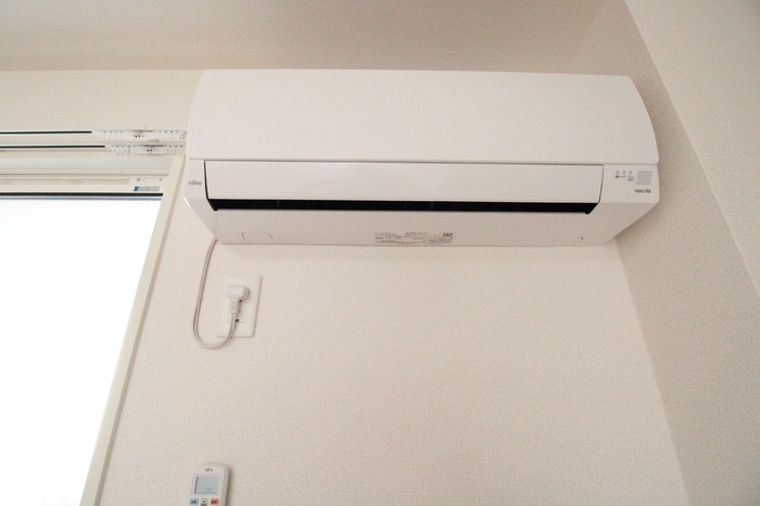 エアコン完備で年中快適に過ごせます