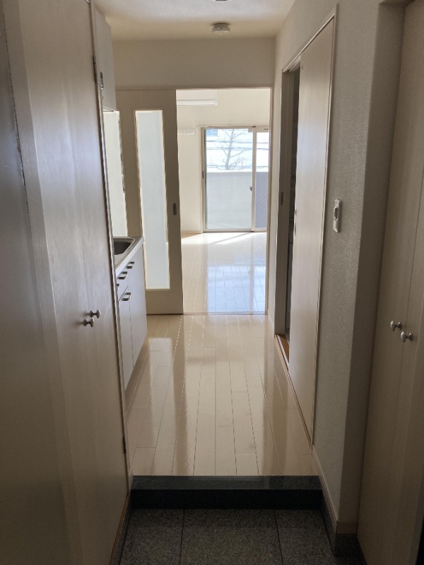 玄関からの景色です。