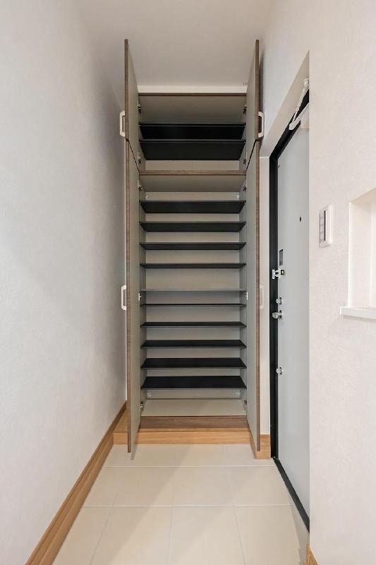 開放感のある玄関ですね