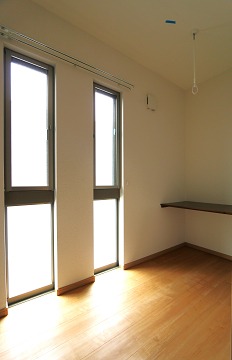 雨の心配のないインナーバルコニー