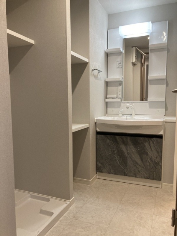 朝の支度はこちらです。