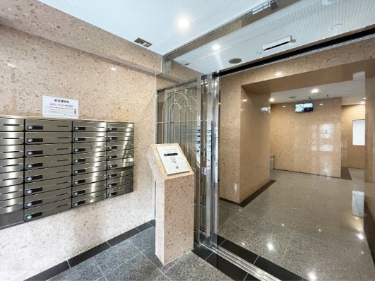 女性の方でも安心のオートロック