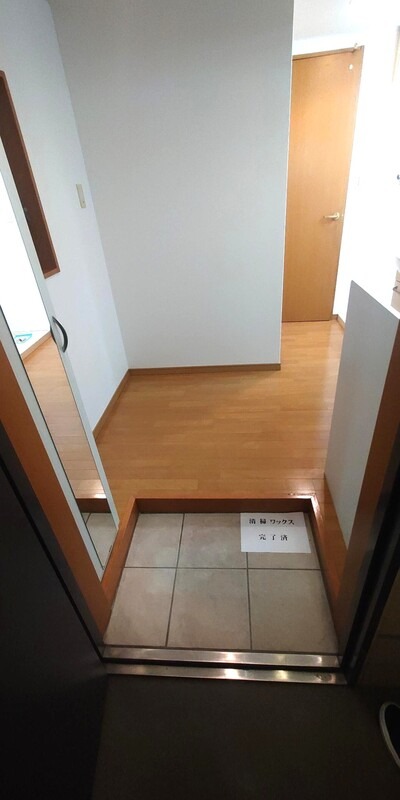 清潔感のある玄関。