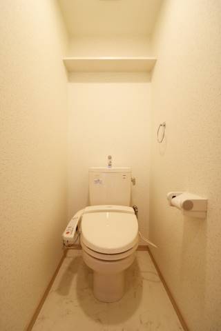 清潔感のあるトイレです。