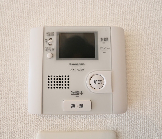 モニタ付きで来客時も安心