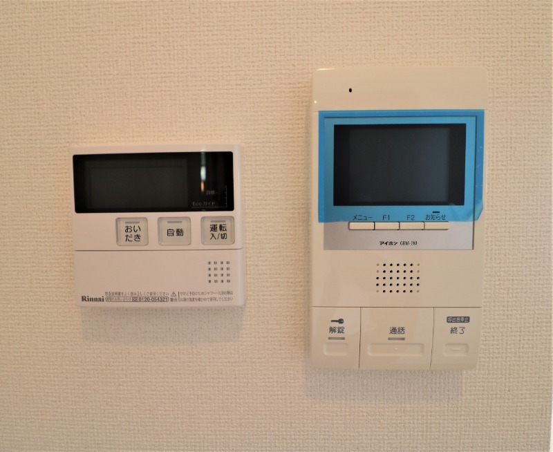 モニター付きで安心。