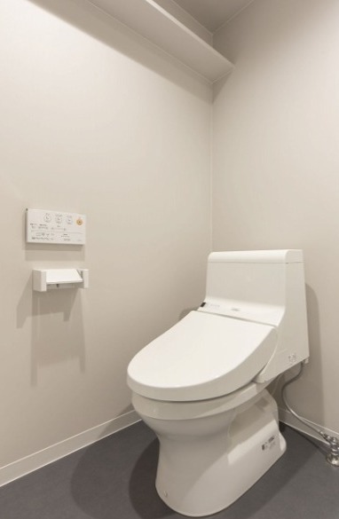 温水便座付きです。