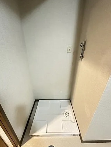 洗濯機も室内に置けます