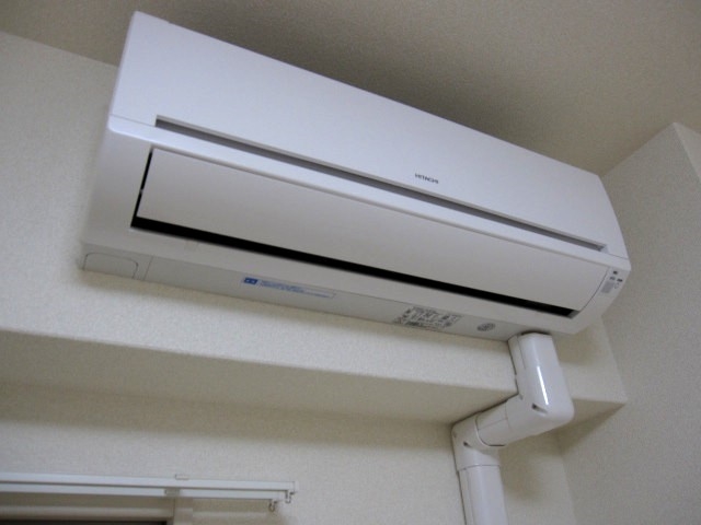 エアコン付きで年中快適に過ごせます