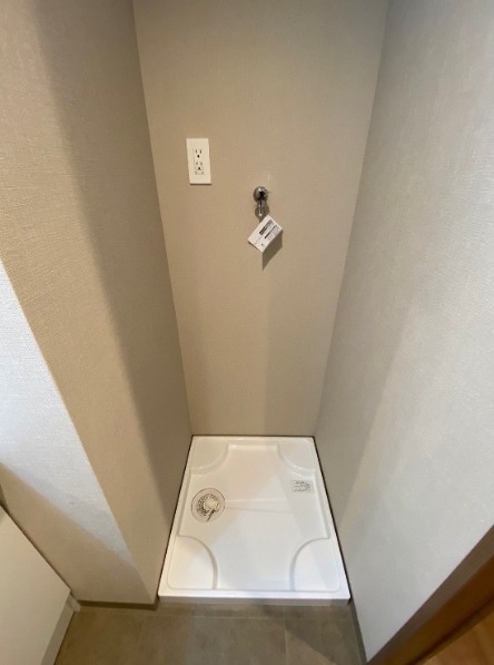 室内洗濯機置き場付きです。