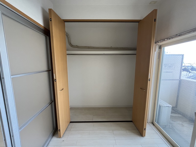 奥行きのある収納スペース