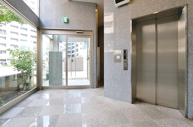 開放的なロビーです