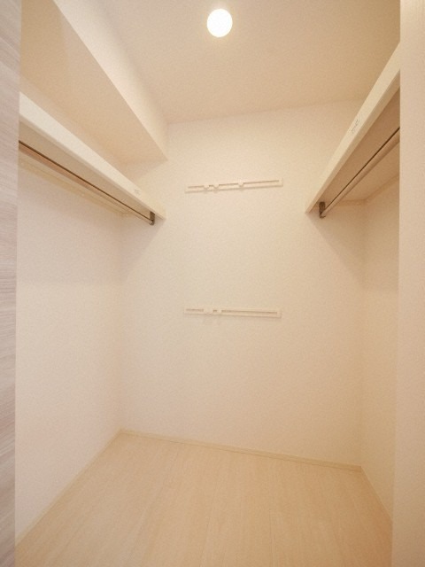 大容量ウォークインクローゼット