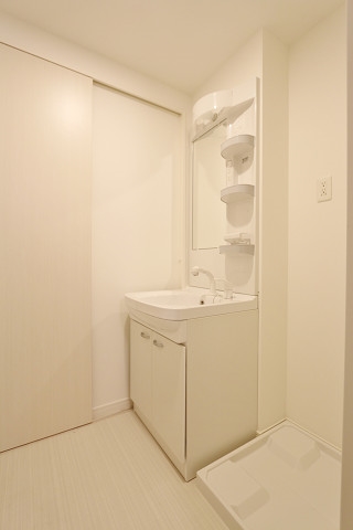 朝の身支度はこちらですね