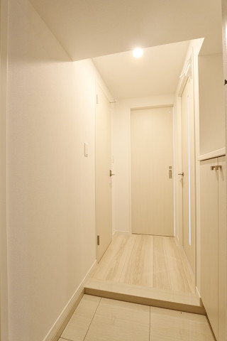 清潔感のある玄関ですね