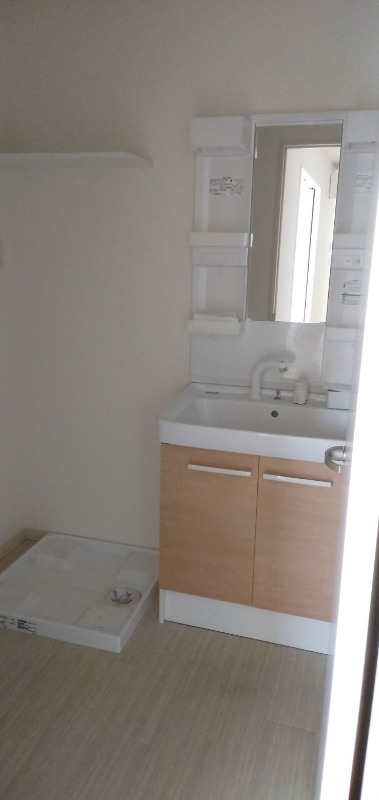 嬉しい独立洗面台で朝の準備もバッチリです