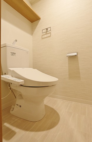 清潔感のあるトイレです