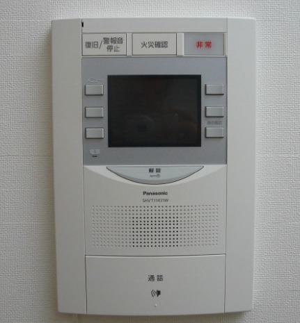 モニタ付きで来客時も安心