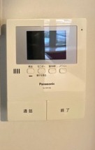 モニター付きで安心ですね。