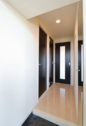 開放感のある玄関ですね