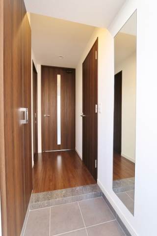 開放感のある玄関ですね