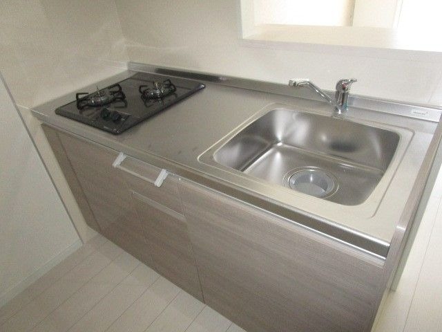 2口コンロで料理がはかどりますね