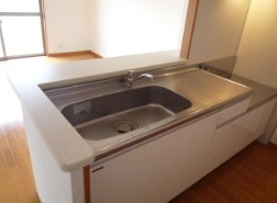 カウンターキッチンで使いやすい間取りです。