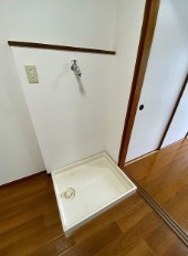 洗濯機は室内に置くことができます。