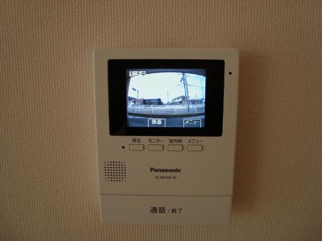 モニター付きインターホンで安心。