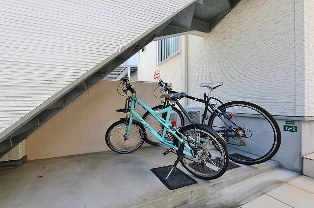 駐輪スペースもあります