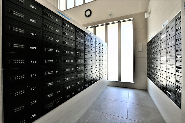 集合ポストがあります