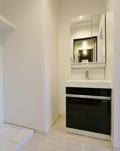 朝の身支度はこちらですね