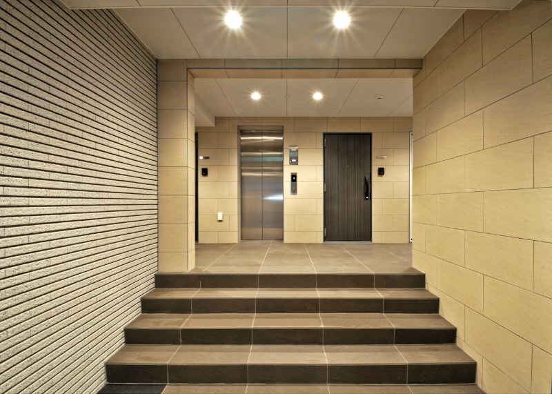 集合ポストがあります。