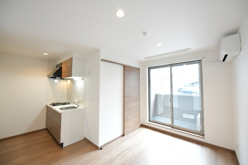 明るいリビングですね