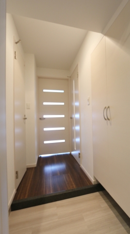 開放感のある玄関ですね