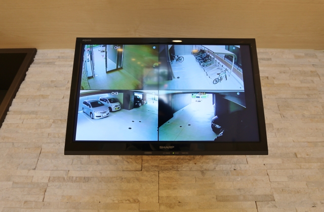 女性も安心のセキュリティ