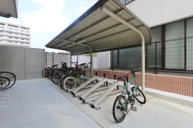 駐輪場も整理されてます