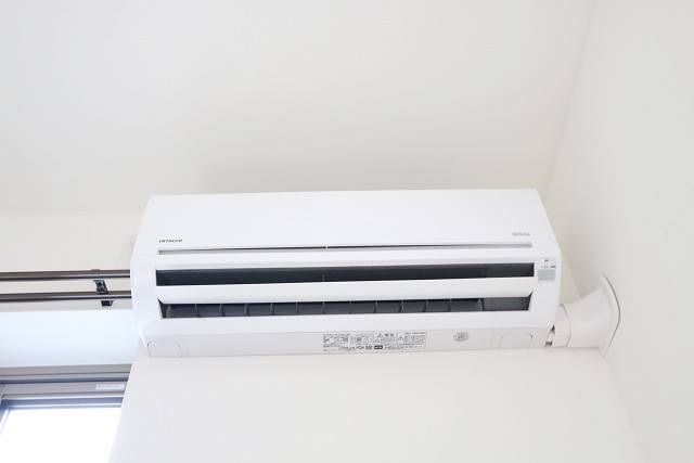 エアコン付きで年中快適です