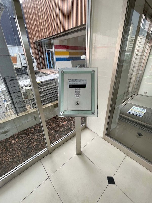 オートロック付きで安心です