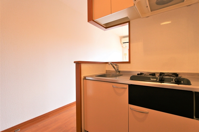 2口コンロのシステムキッチン