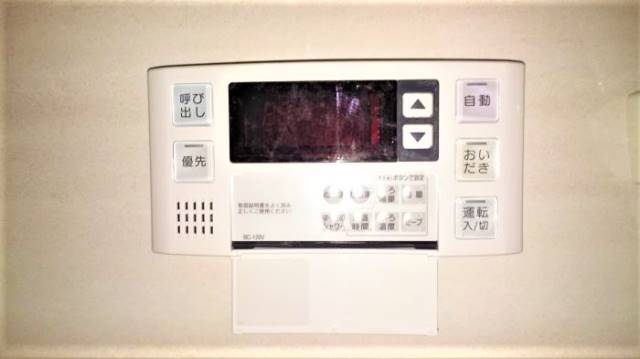 嬉しい追い焚き機能です。