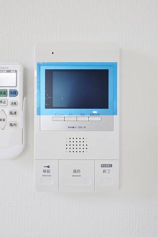 モニタ付きで安心です。