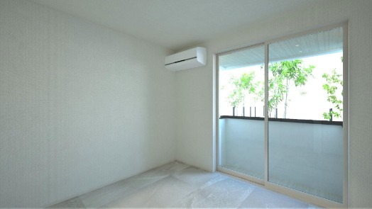 エアコン完備で快適に過ごせます