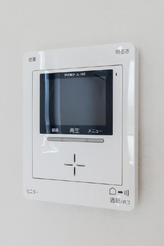 急な来客でも安心のモニターホンです