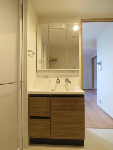 朝の支度はこちらで