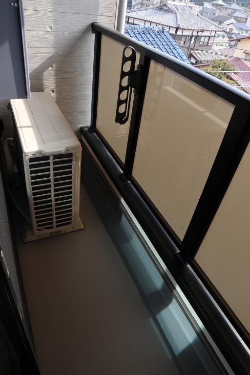 天気のいい日はこちらで洗濯物を干せます